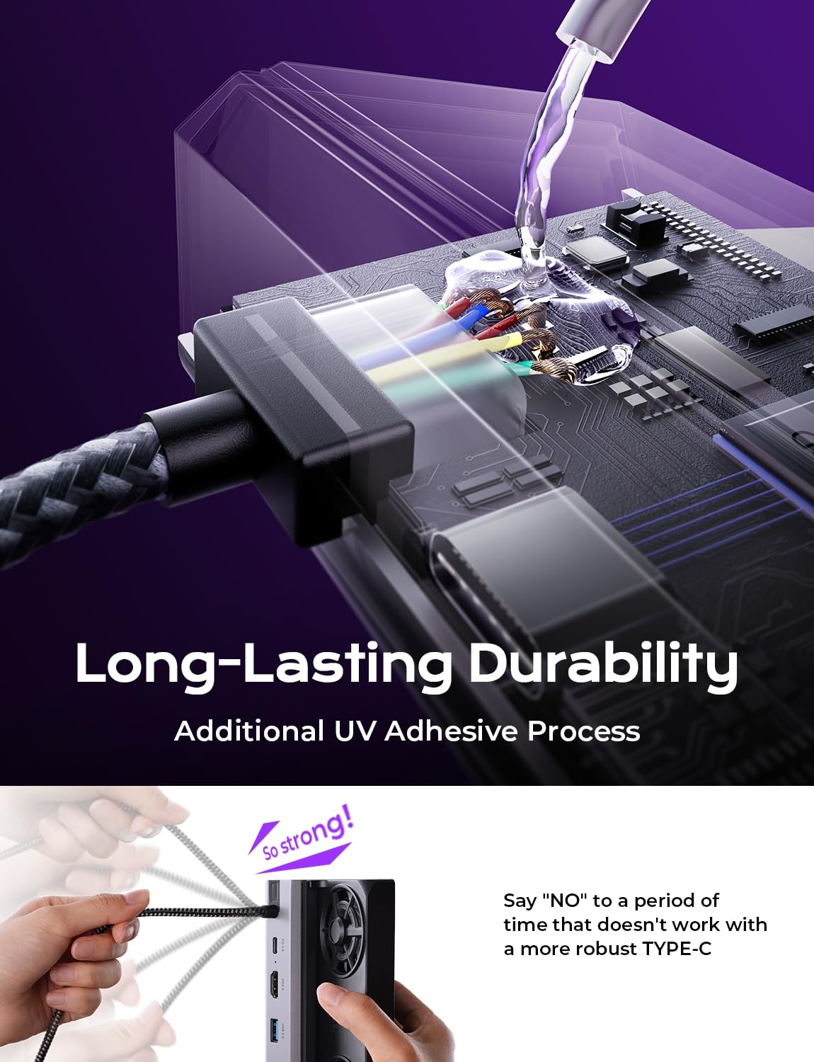 LISEN Docking Station for ASUS ROG ALLY X & Steam Deck & Lenovo Legion GO, Dual Cooling Fan [Zero Distraction] ROG ALLY Dock Station with 4K@60Hz,USB 3.0*3, PD100W and Ethernet Fit For Steam Deck OLED - Image 5