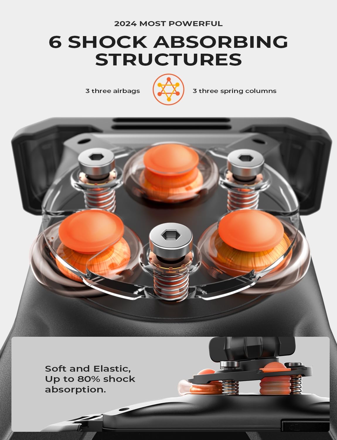 LISEN Motorcycle Phone Mount, [1s Quick Lock] [100mph Military Anti Shake], Dirt Bike Phone Holder, Electric Motorcycle Phone Holder Clamp for iPhone 16 15 Samsung Galaxy, All 4.6-7" Cell Phones - Image 5